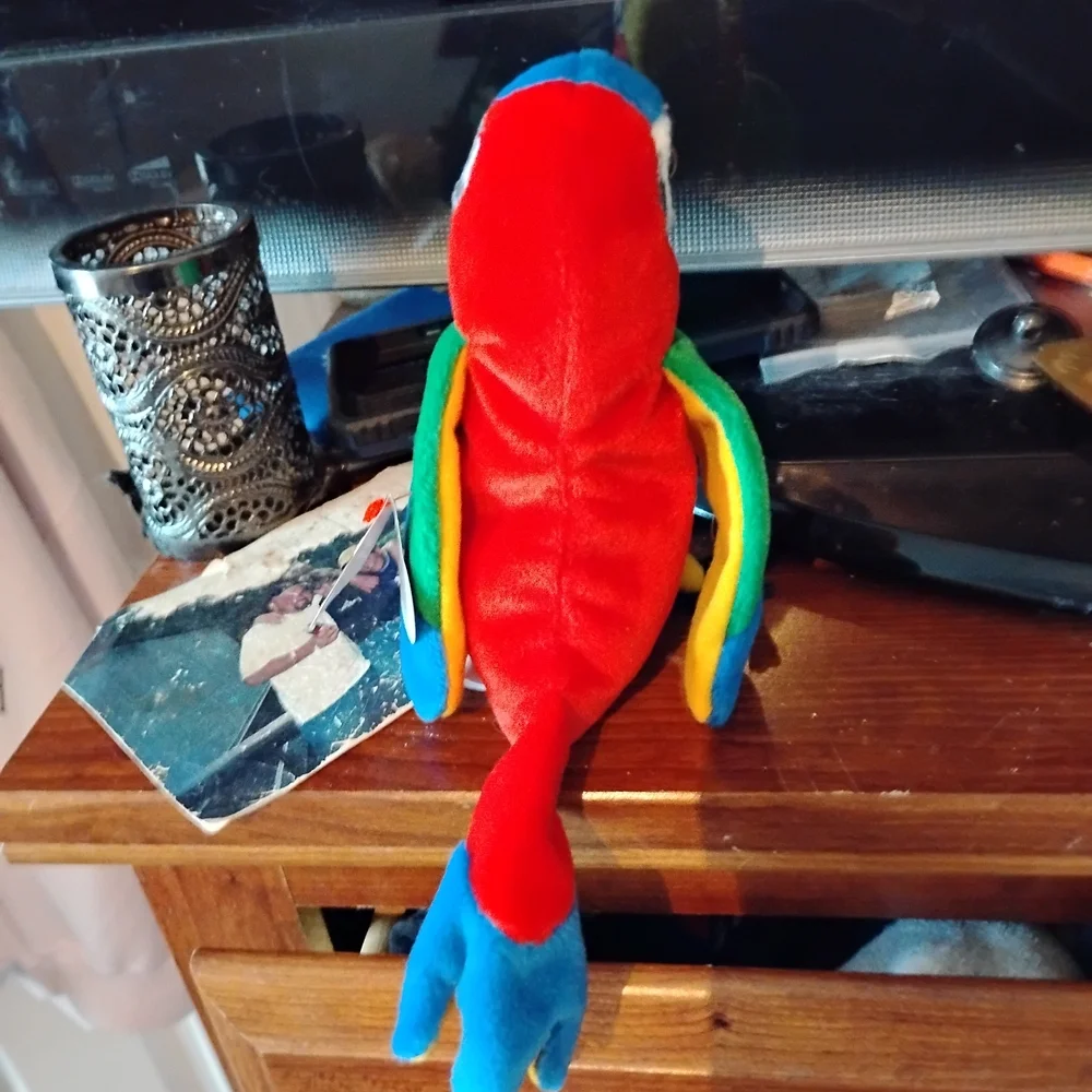 Colorful Plush Parrot Toy